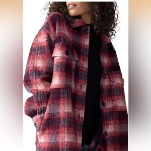 Sanctuary Town Jacket Woodland Plaid Women’s Small
